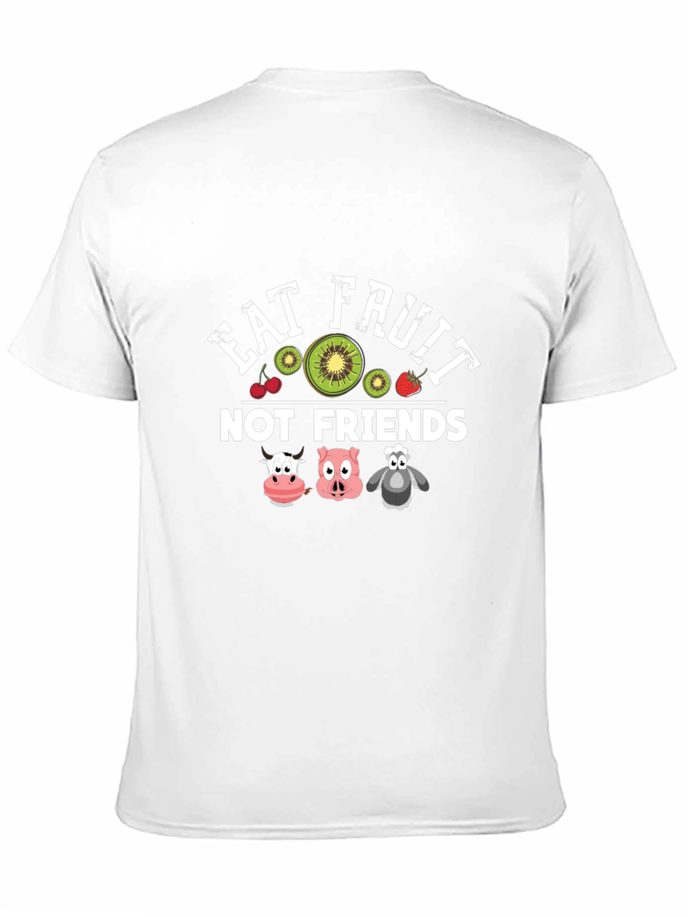 Eat Fruit Not Friends Vegan T-Shirt