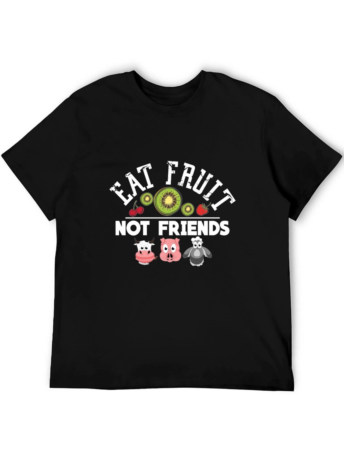 Eat Fruit Not Friends Vegan T-Shirt