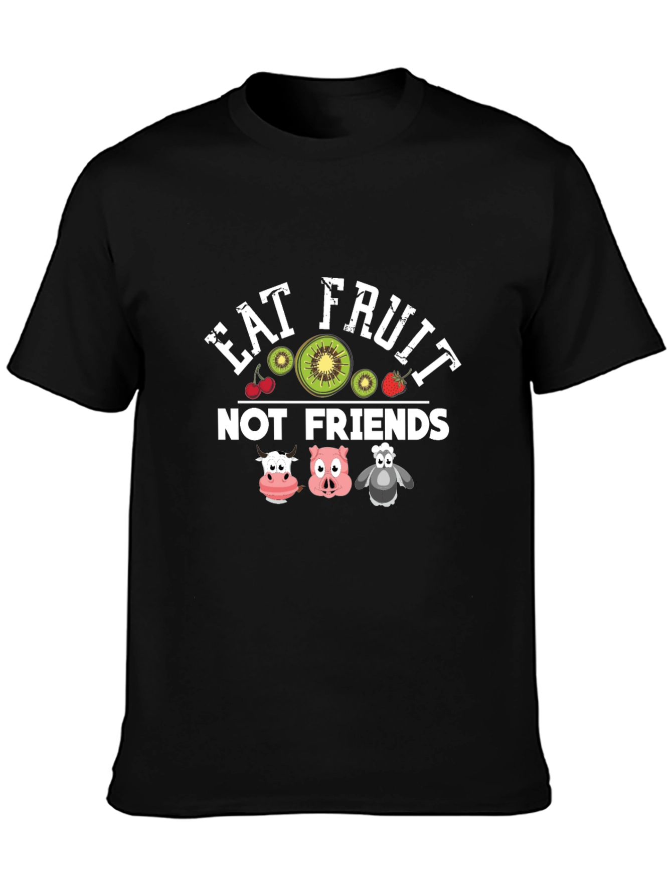 Eat Fruit Not Friends Vegan T-Shirt