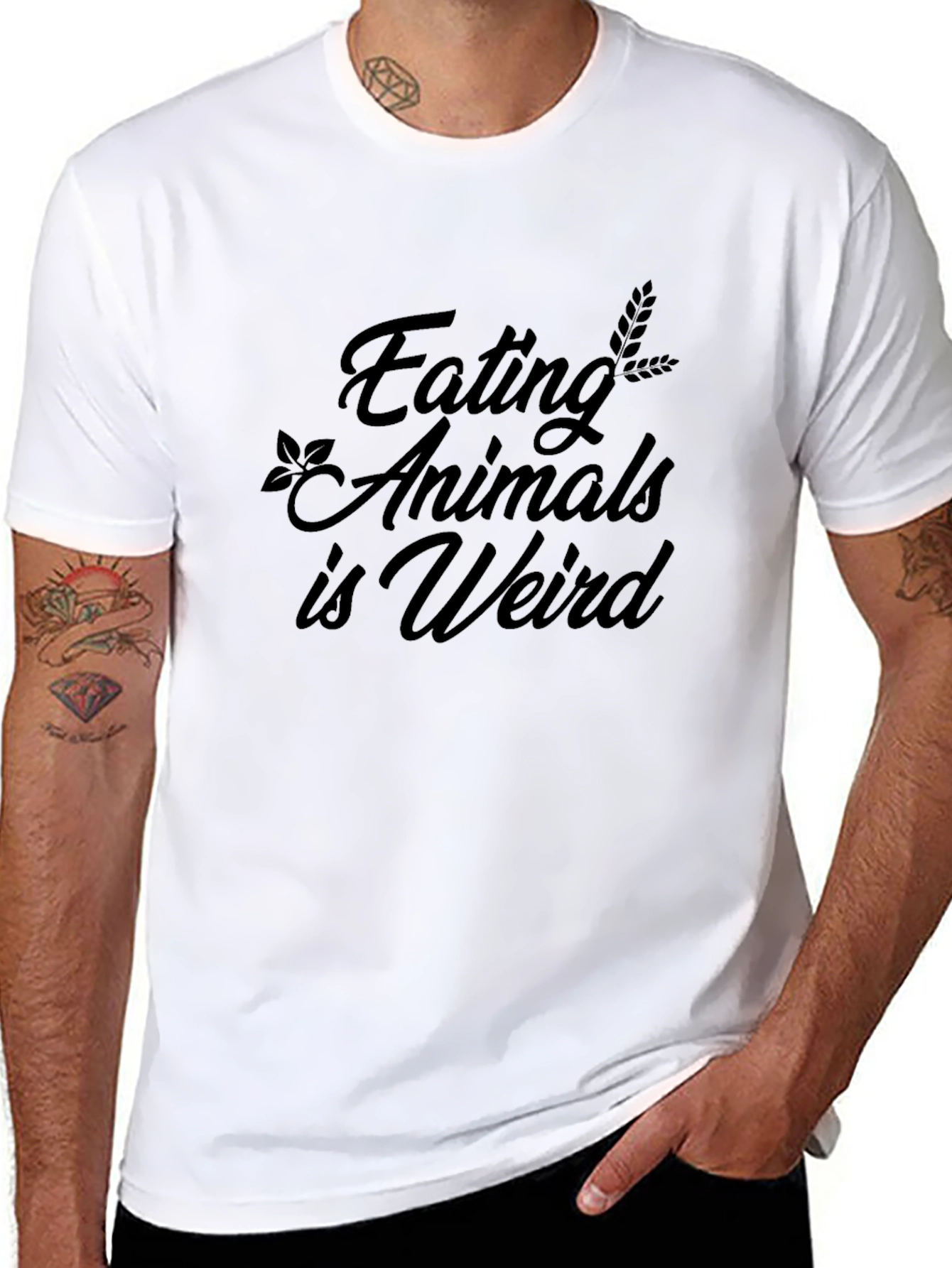 Eating Animals is Weird - Vegan Graphic Tee