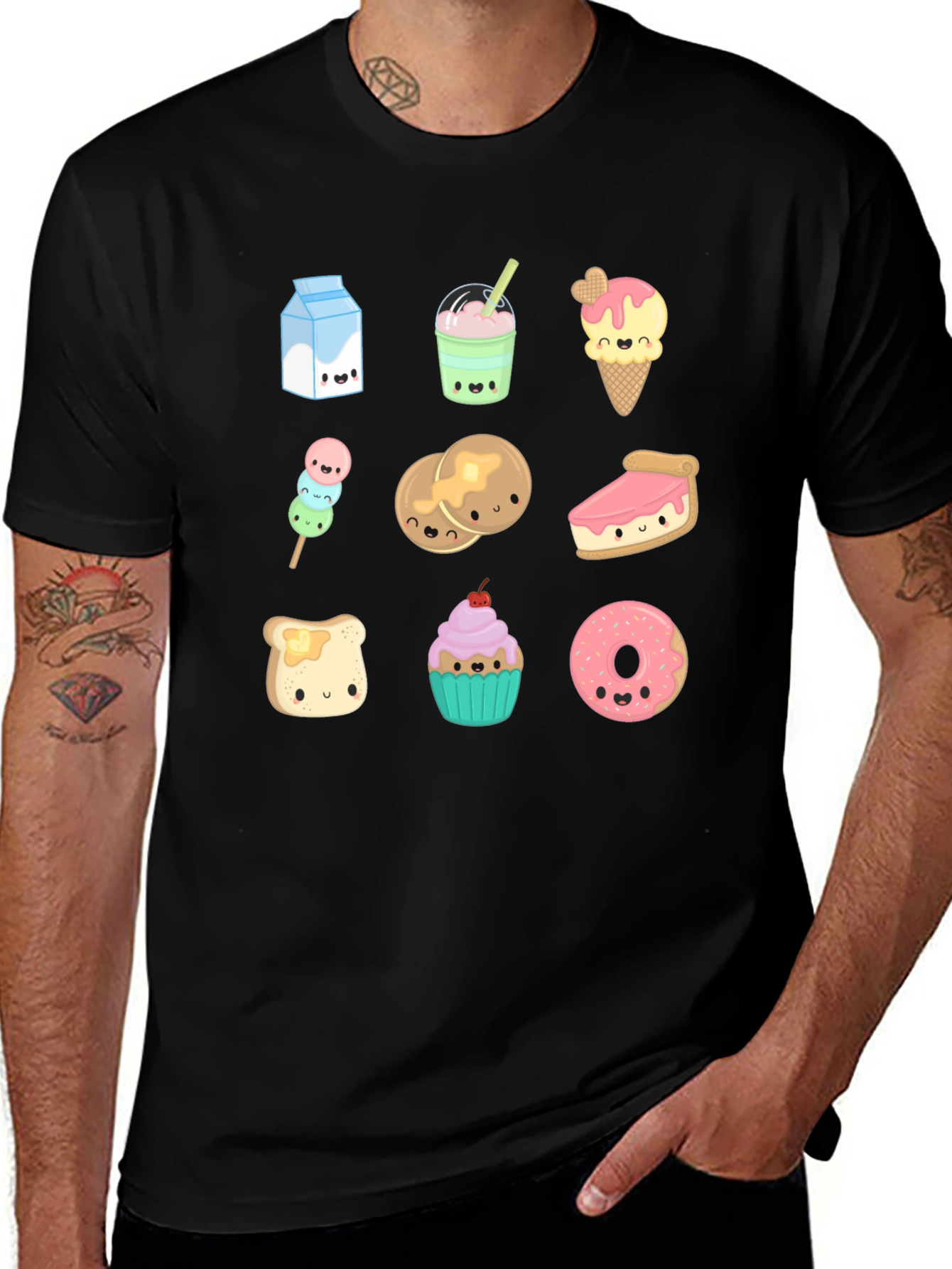 Kawaii Dessert T-Shirt - Cute Foodie Design