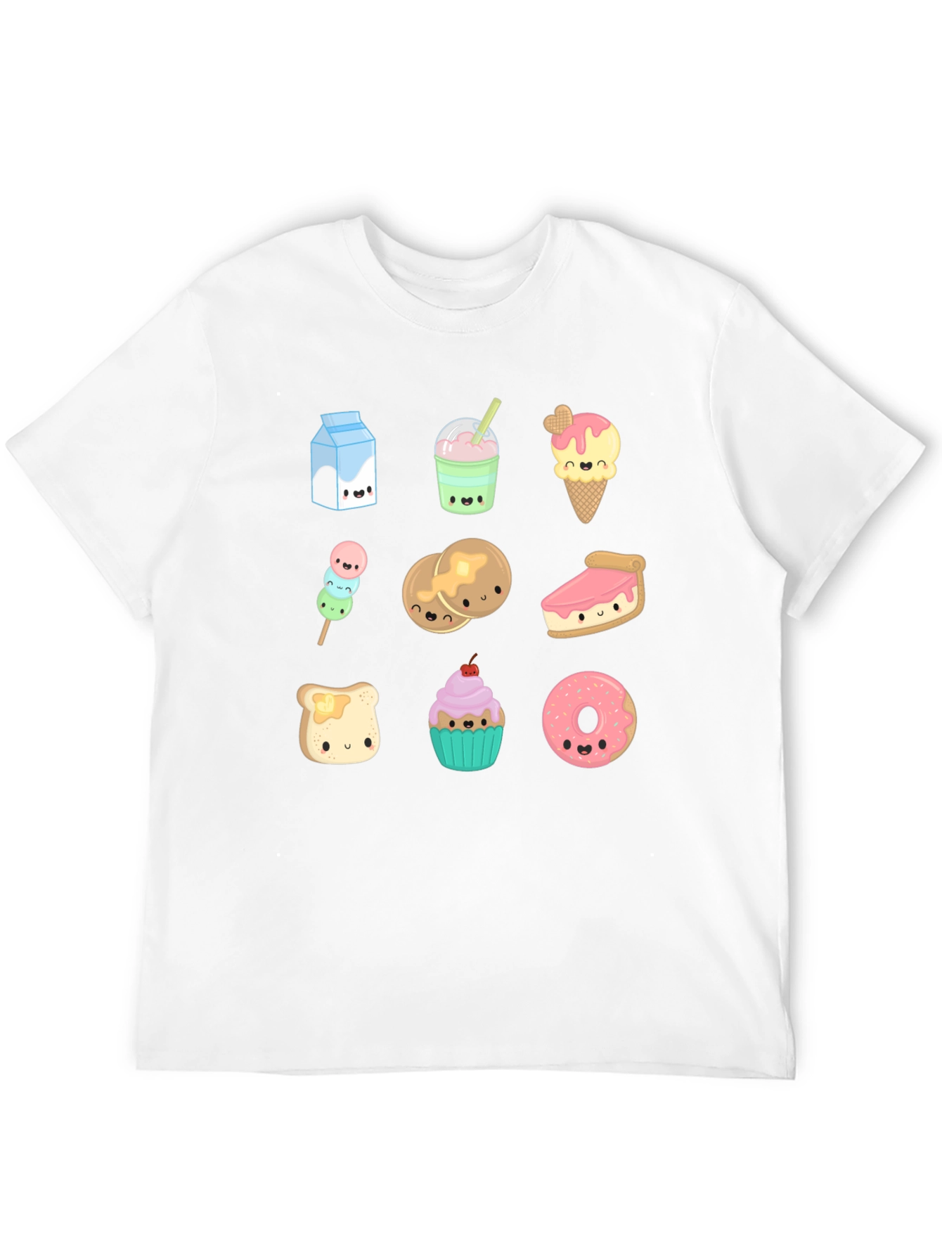 Kawaii Dessert T-Shirt - Cute Foodie Design