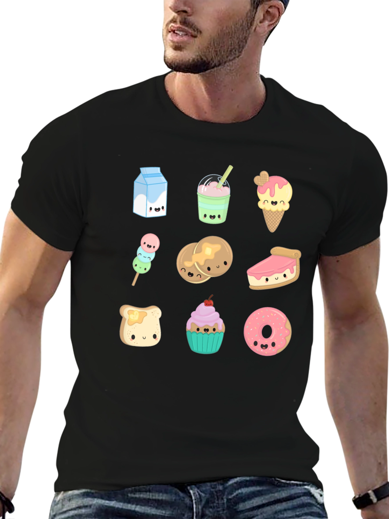 Kawaii Dessert T-Shirt - Cute Foodie Design