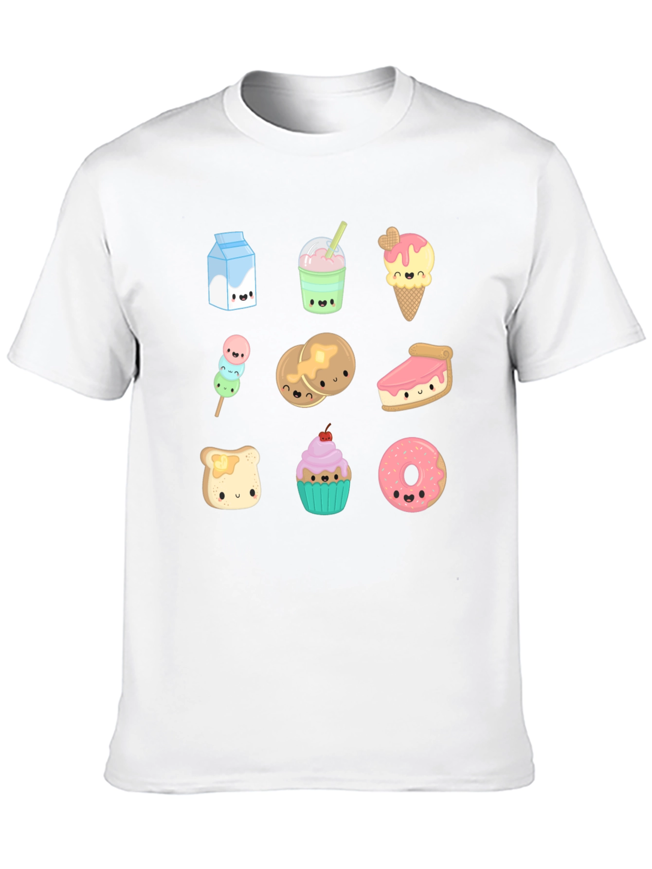 Kawaii Dessert T-Shirt - Cute Foodie Design