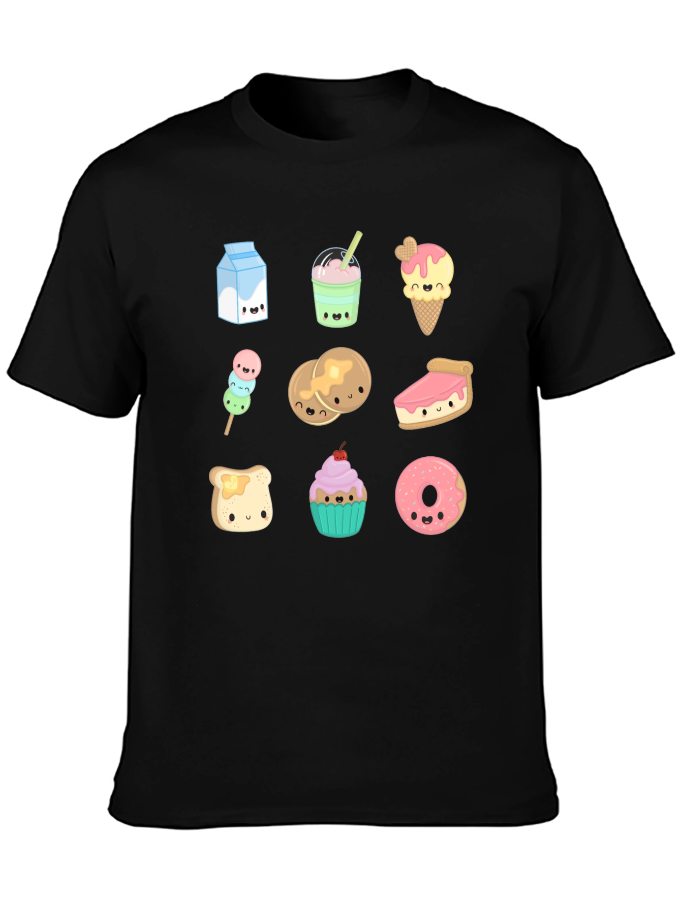 Kawaii Dessert T-Shirt - Cute Foodie Design
