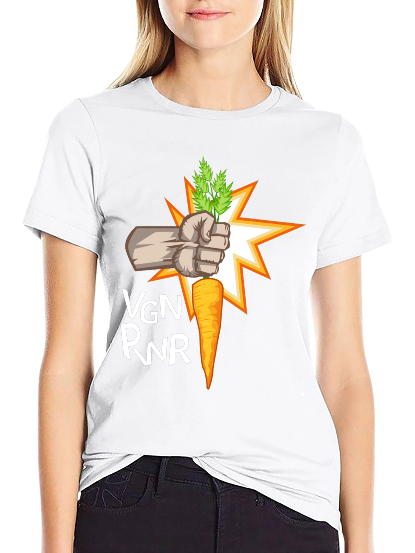 VGN PWR Carrot Graphic Tee