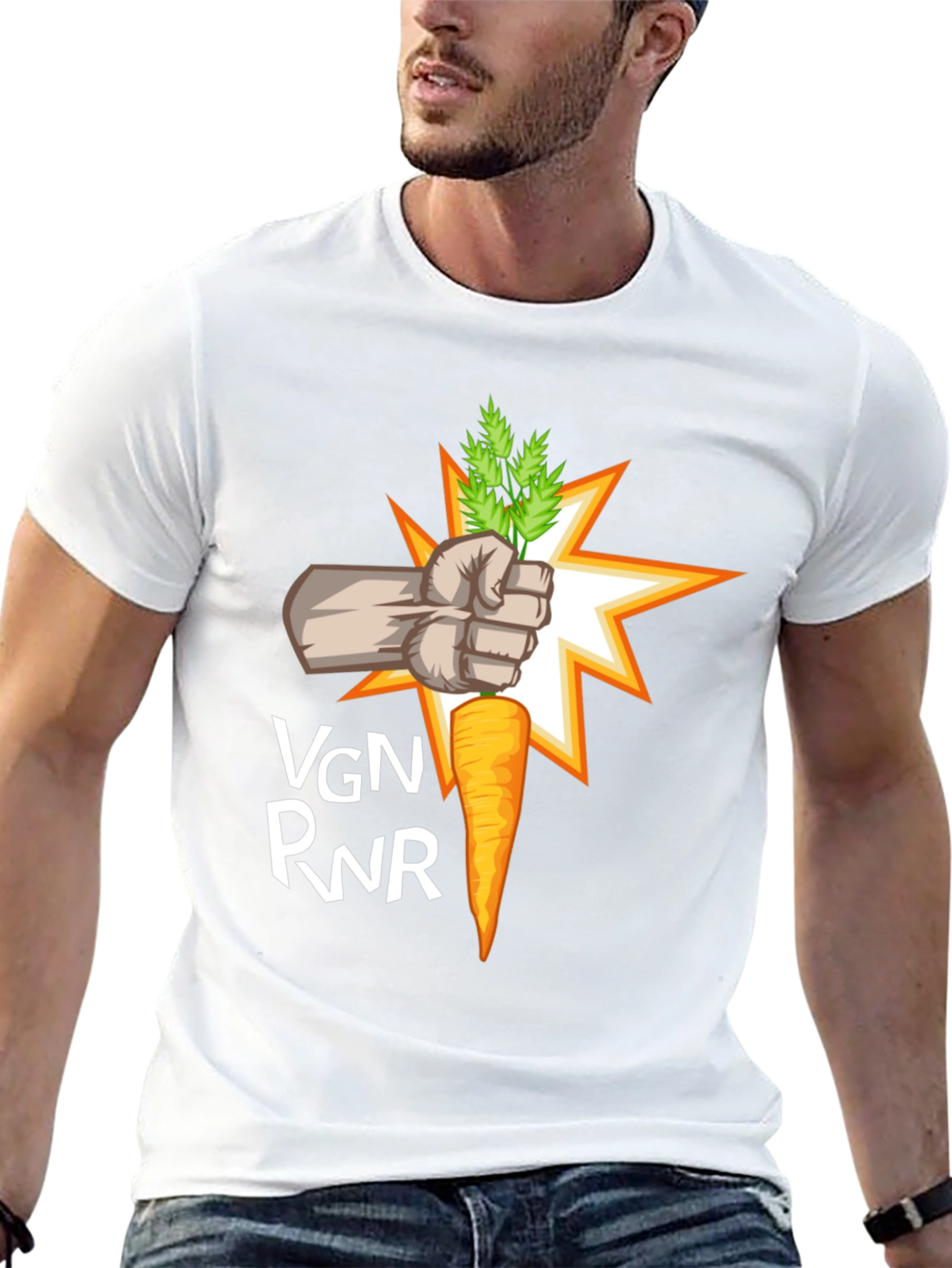VGN PWR Carrot Graphic Tee