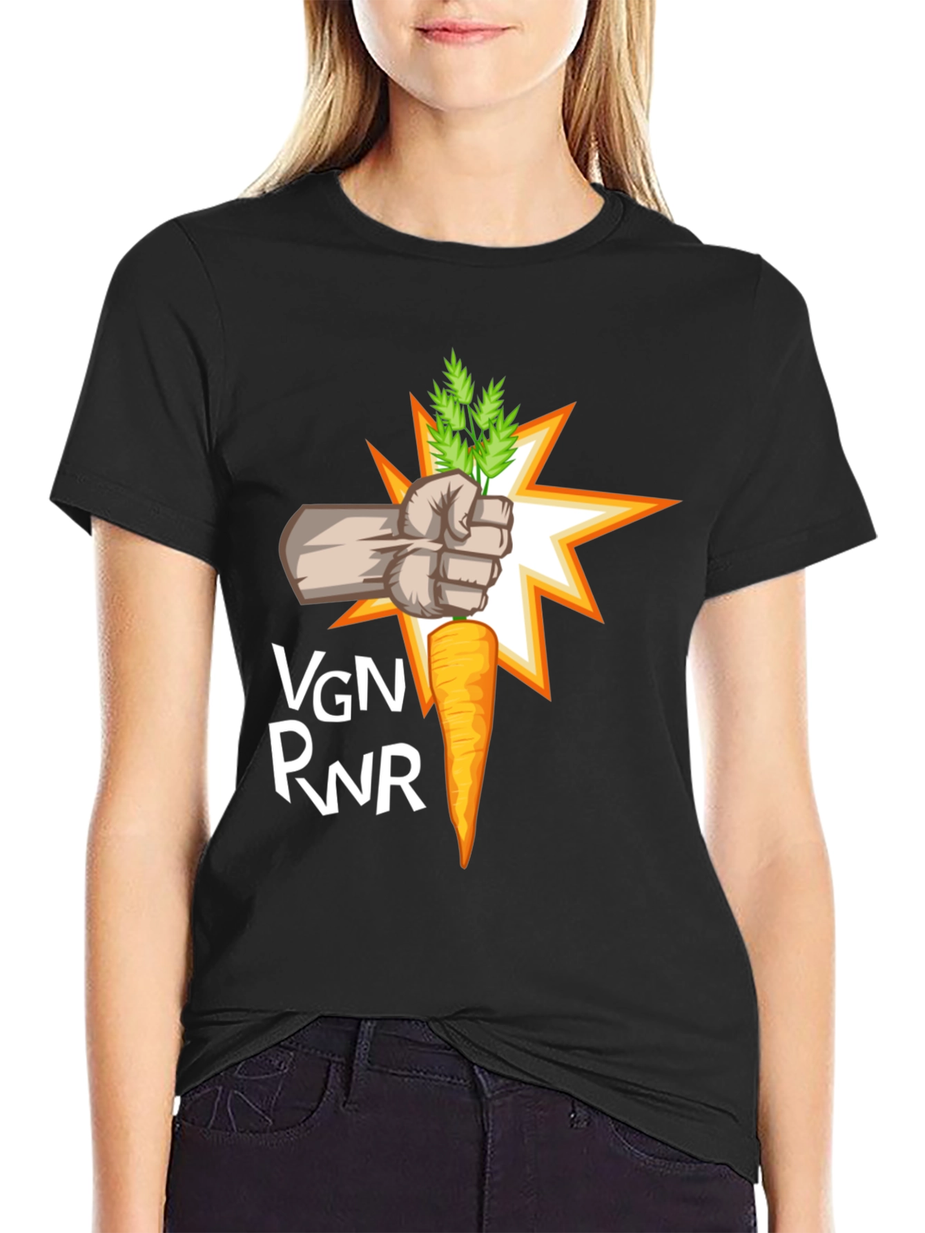 VGN PWR Carrot Graphic Tee
