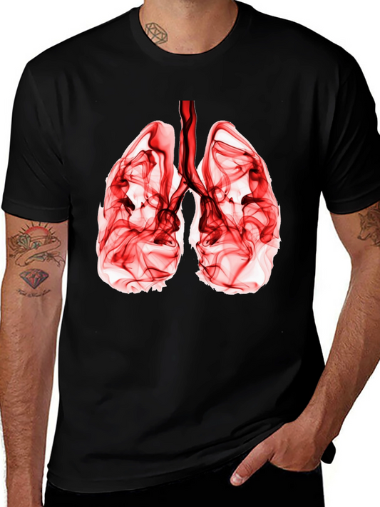 Lung Graphic Black Tee
