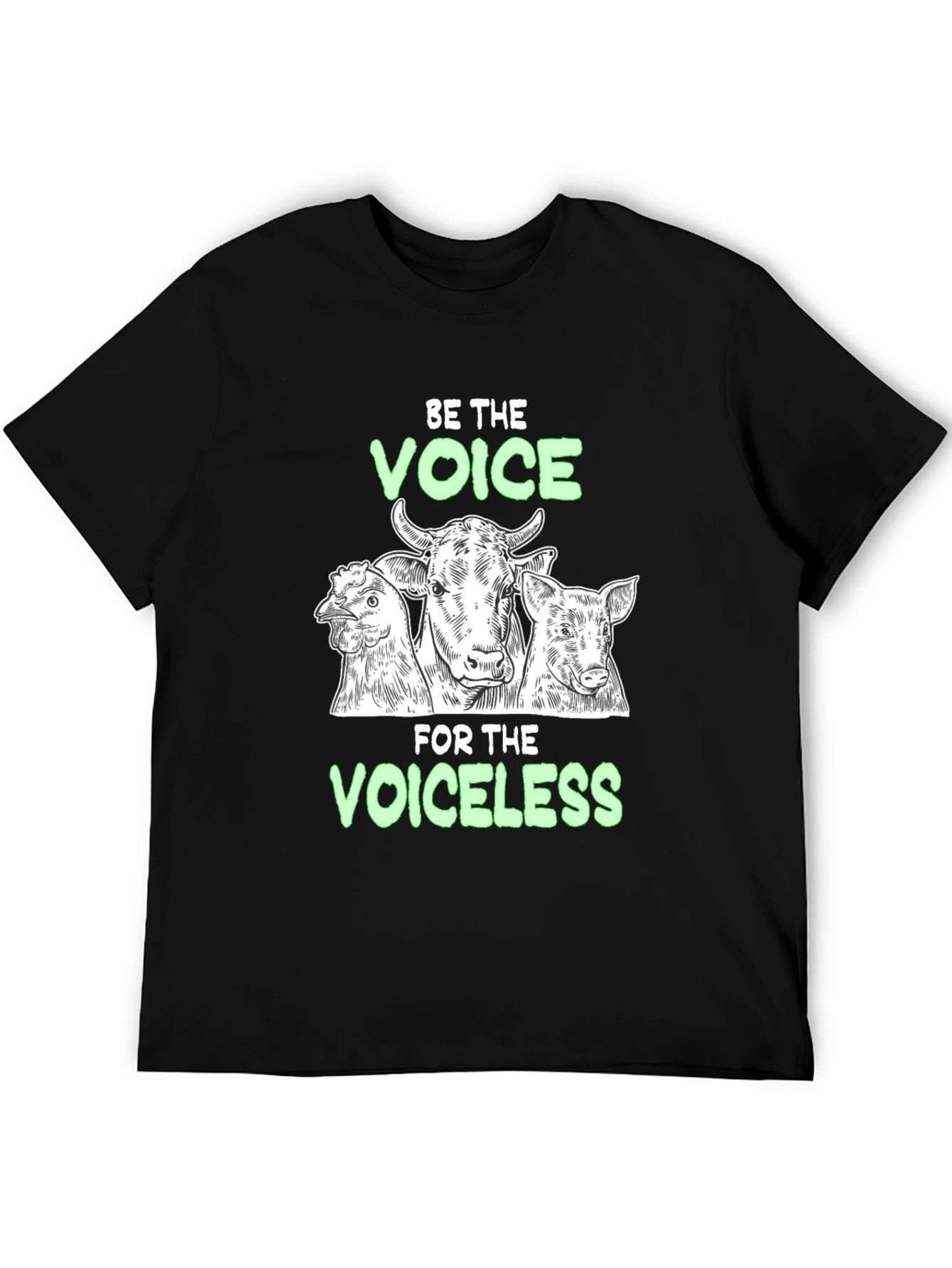 Be the Voice T-Shirt: Vegan Animal Rights Tee