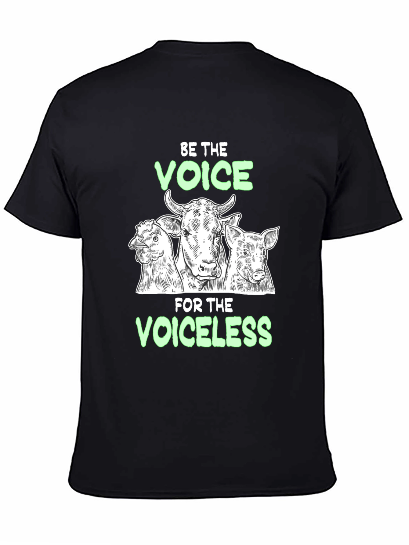Be the Voice T-Shirt: Vegan Animal Rights Tee