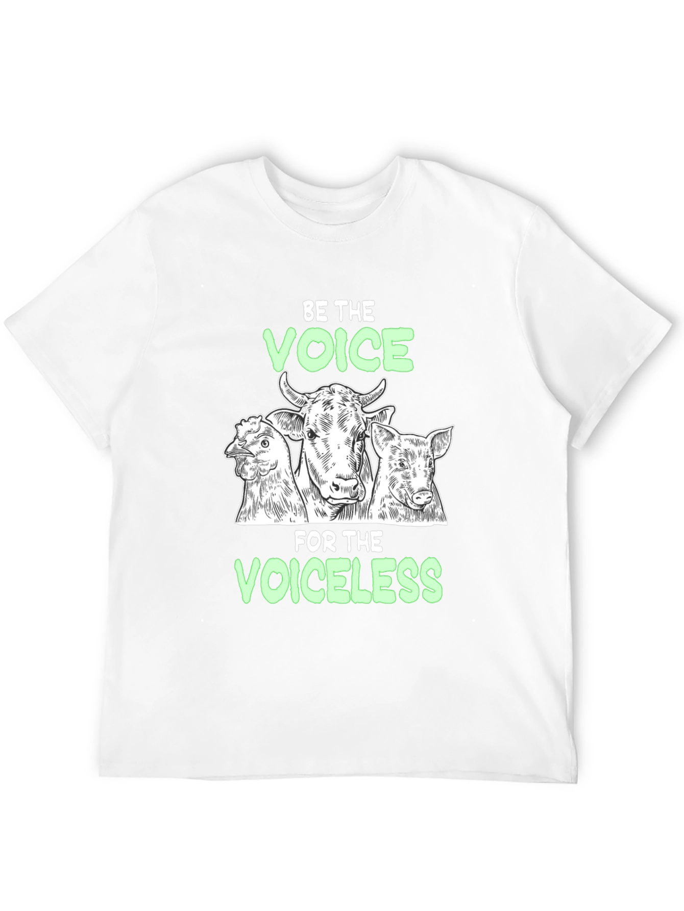 Be the Voice T-Shirt: Vegan Animal Rights Tee