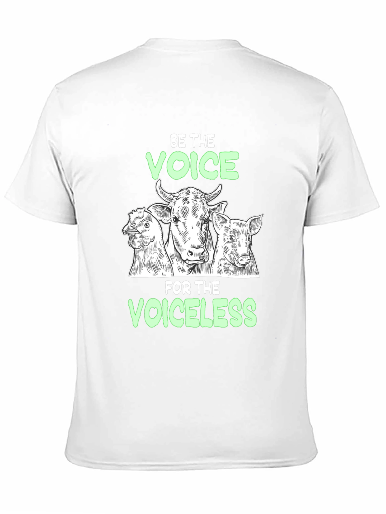 Be the Voice T-Shirt: Vegan Animal Rights Tee