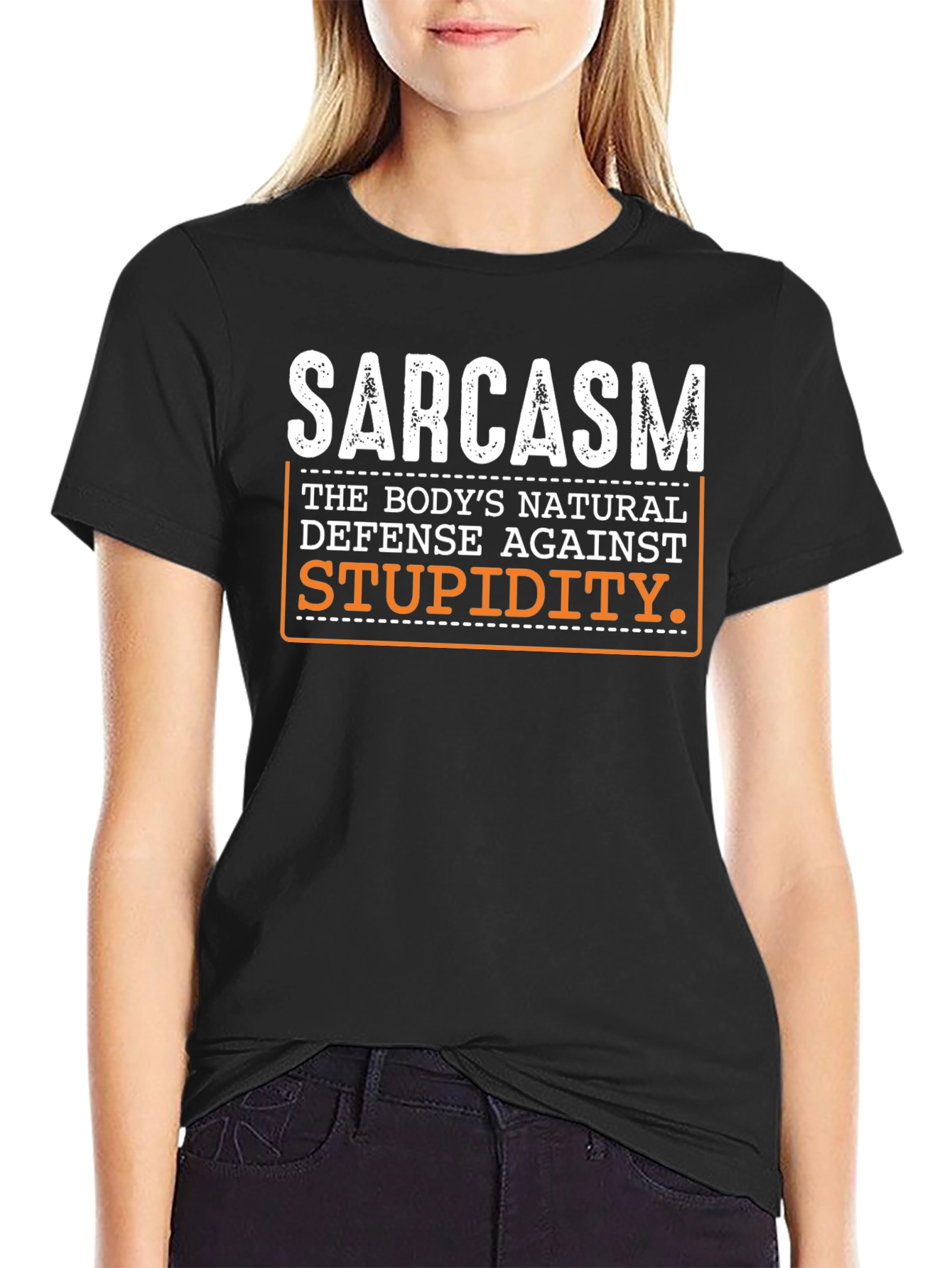 Sarcasm Defense Humor Graphic Tee