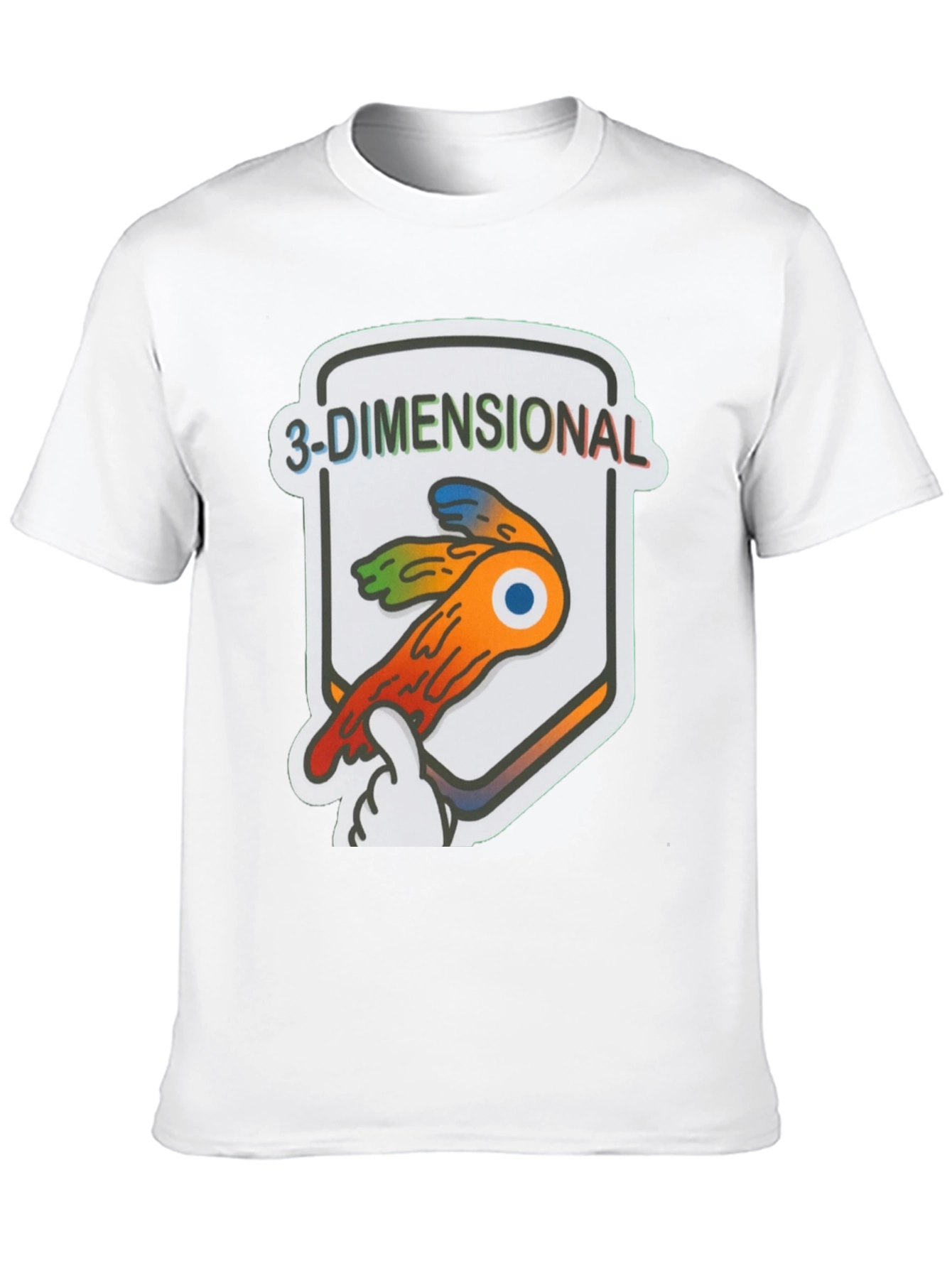 3-Dimensional Graphic T-Shirt | Funny Eye Design