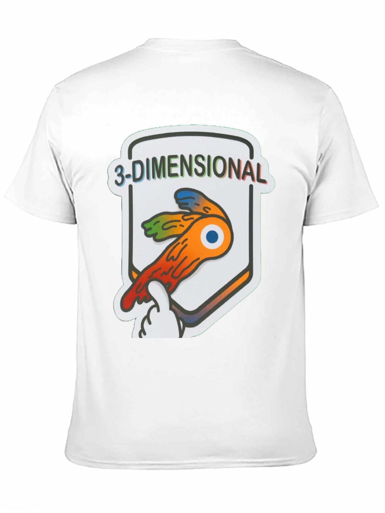 3-Dimensional Graphic T-Shirt | Funny Eye Design