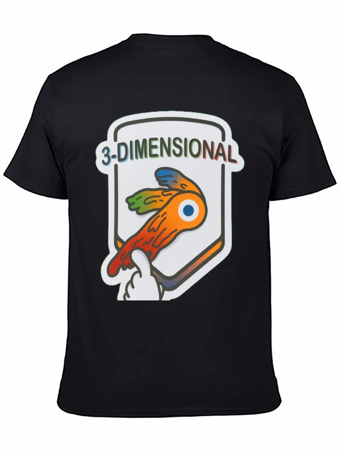 3-Dimensional Graphic T-Shirt | Funny Eye Design