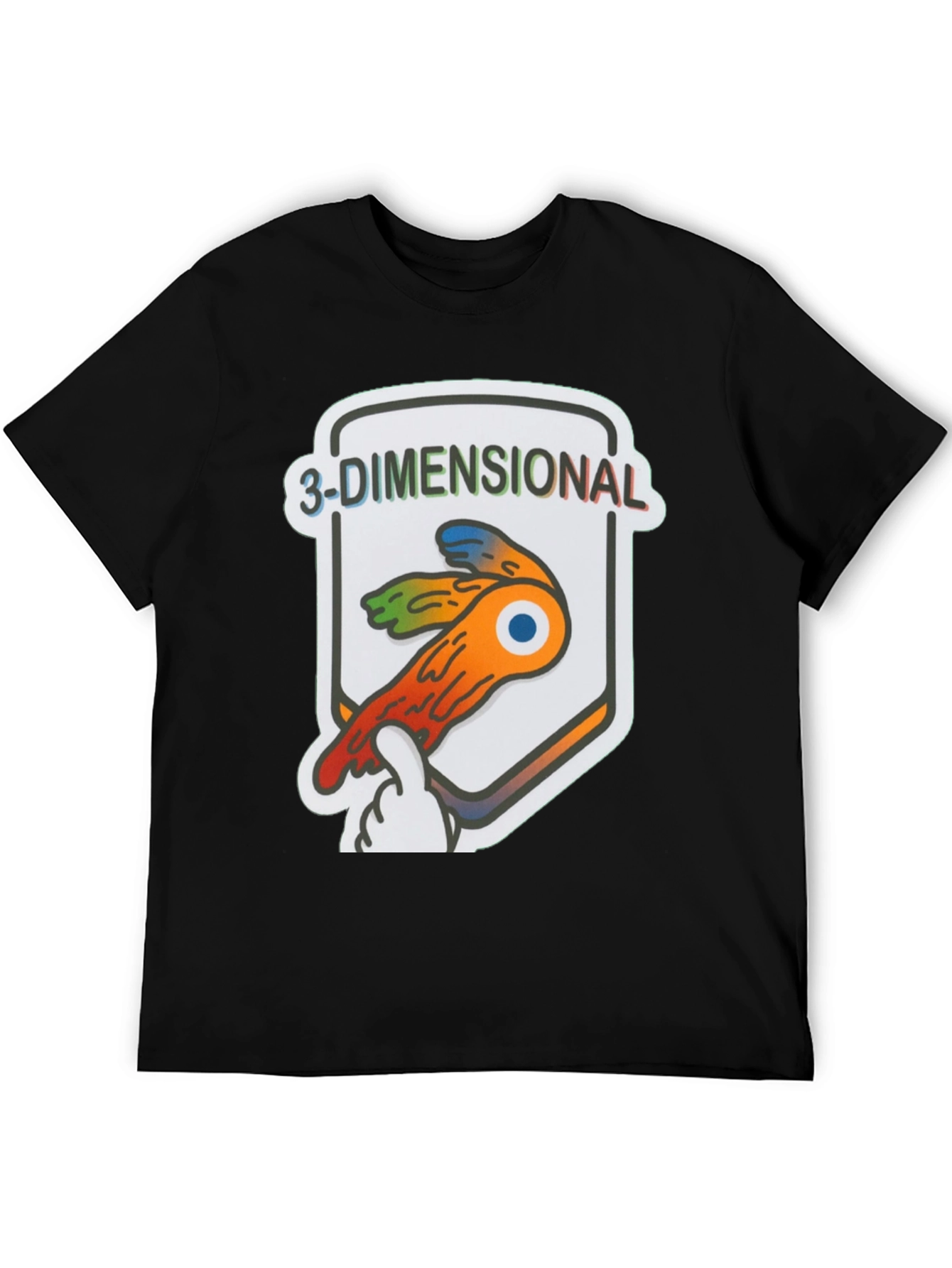 3-Dimensional Graphic T-Shirt | Funny Eye Design
