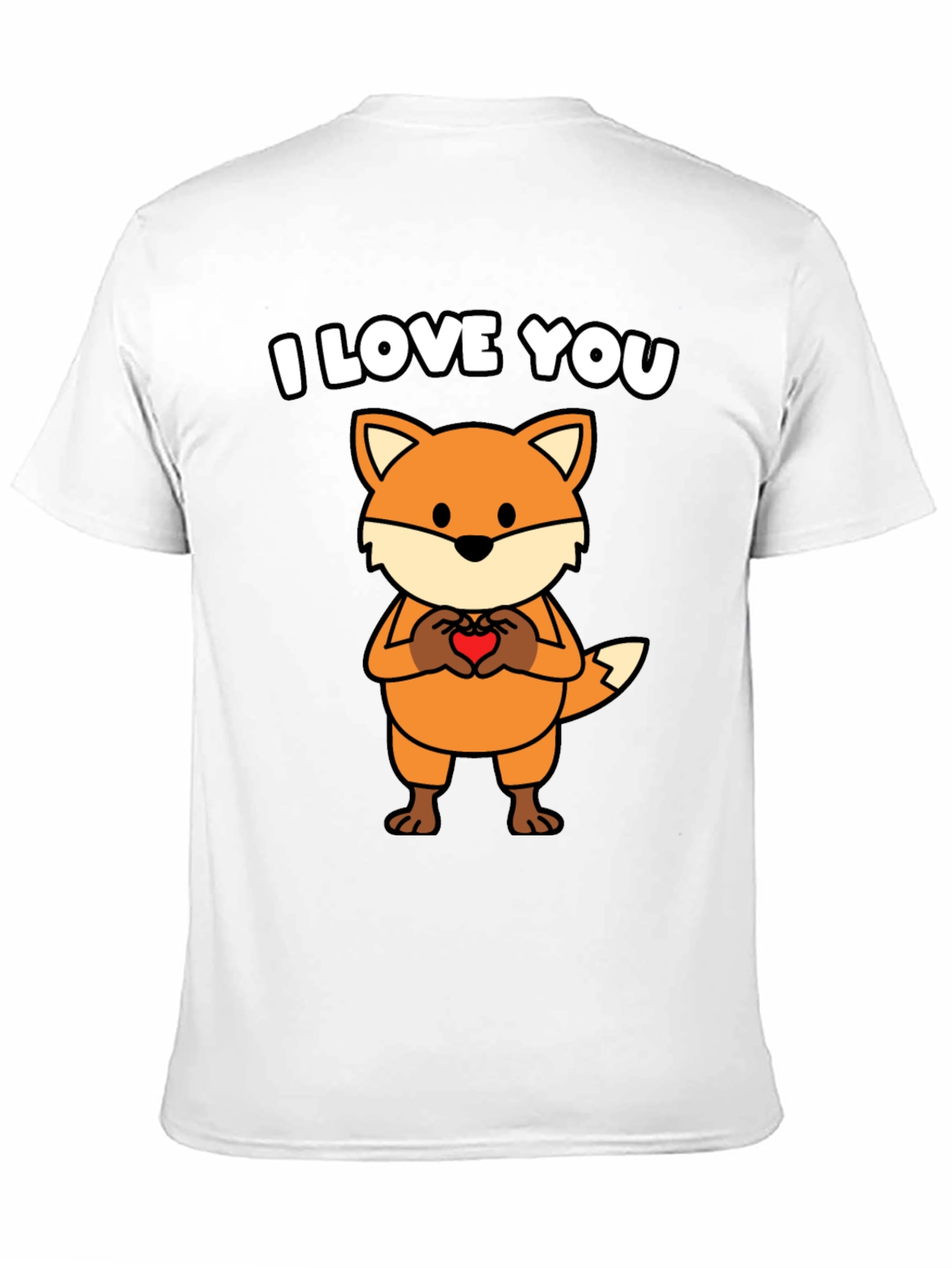I Love You Fox Graphic T-Shirt