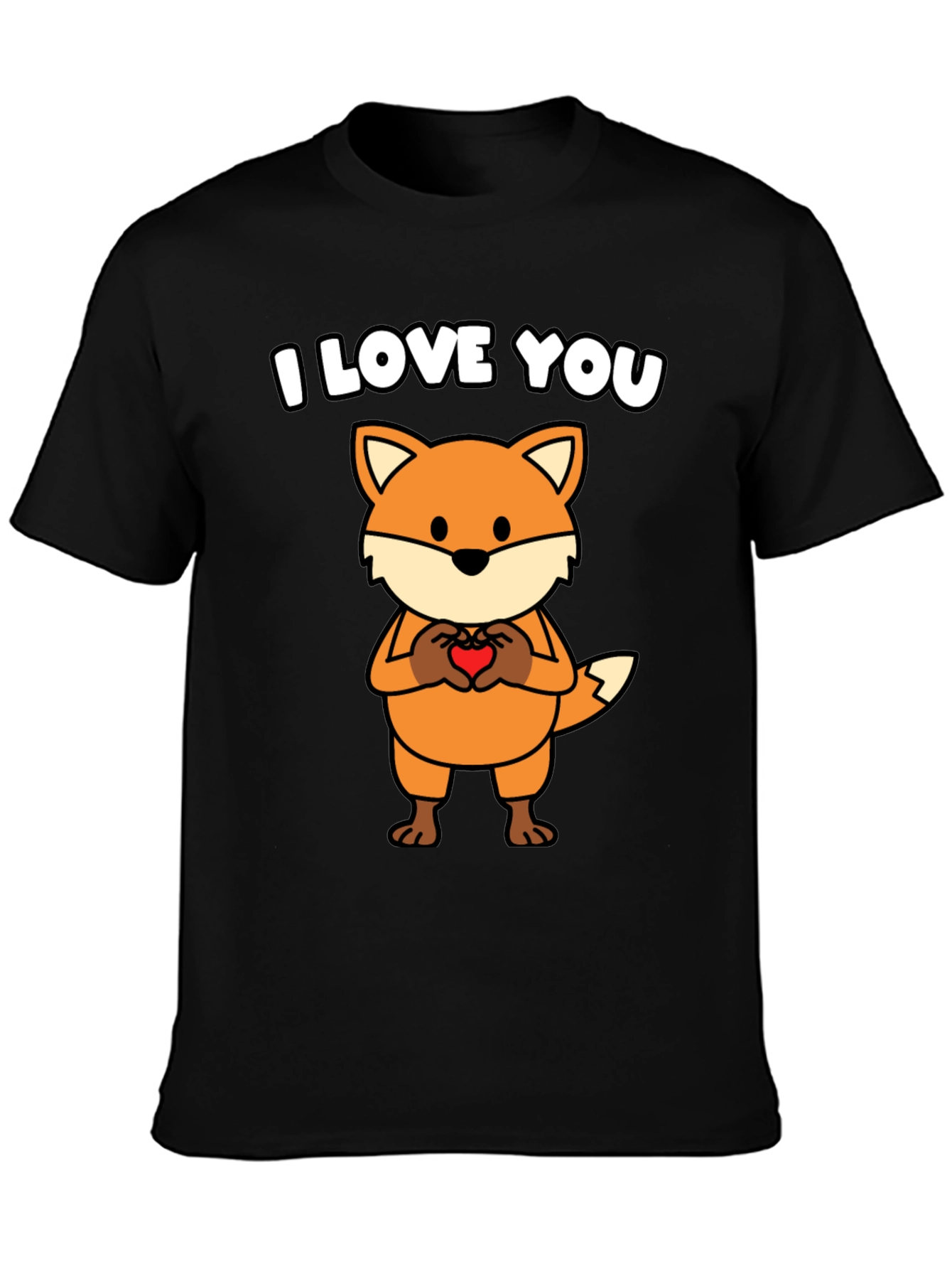 I Love You Fox Graphic T-Shirt