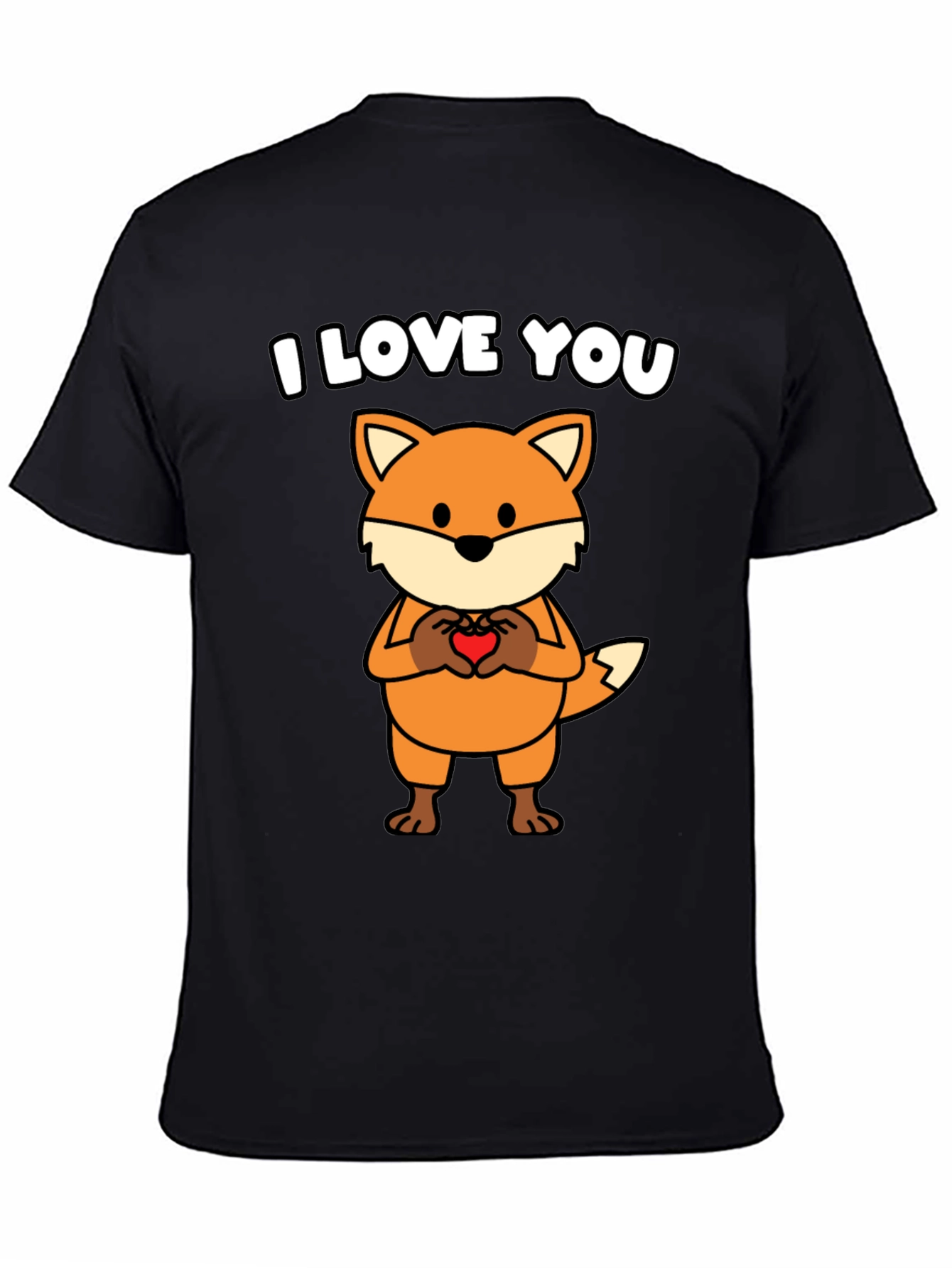 I Love You Fox Graphic T-Shirt