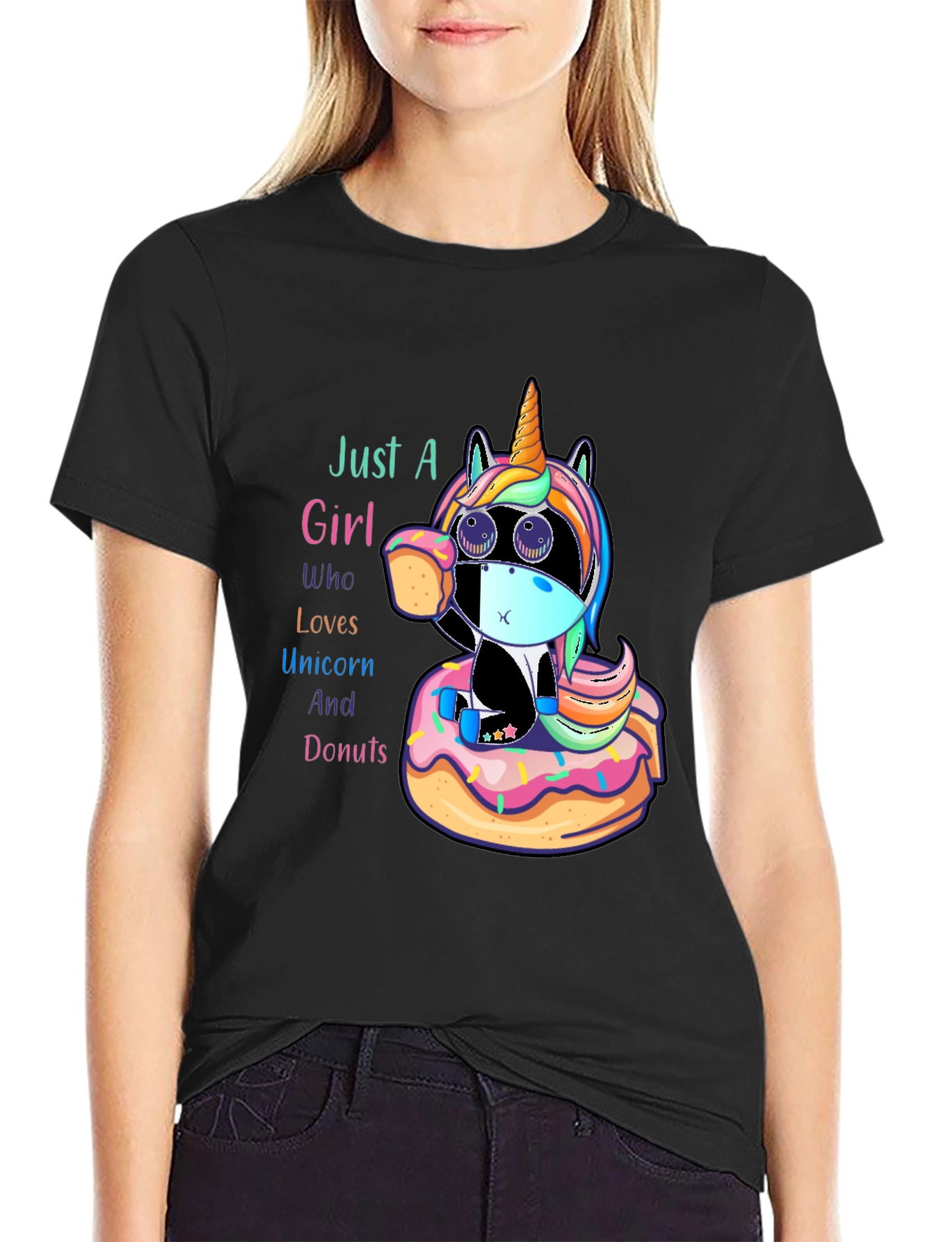 Unicorn & Donuts Graphic Tee