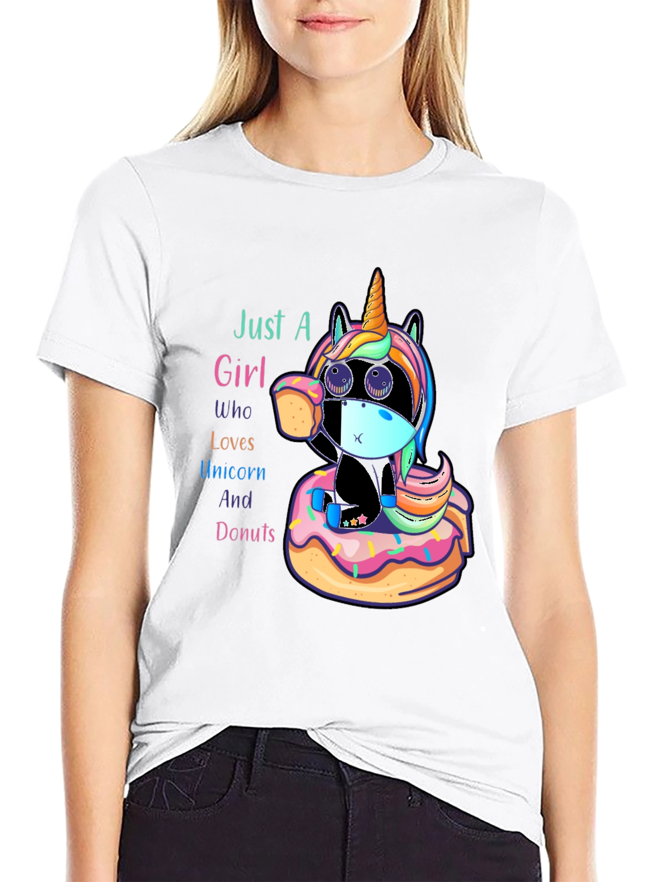 Unicorn & Donuts Graphic Tee