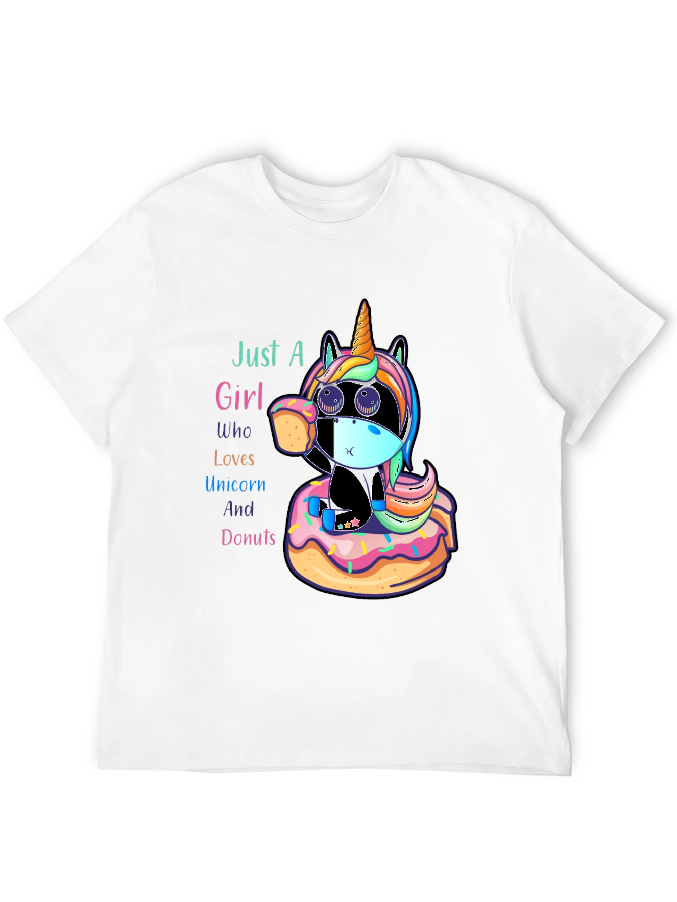 Unicorn & Donuts Graphic Tee
