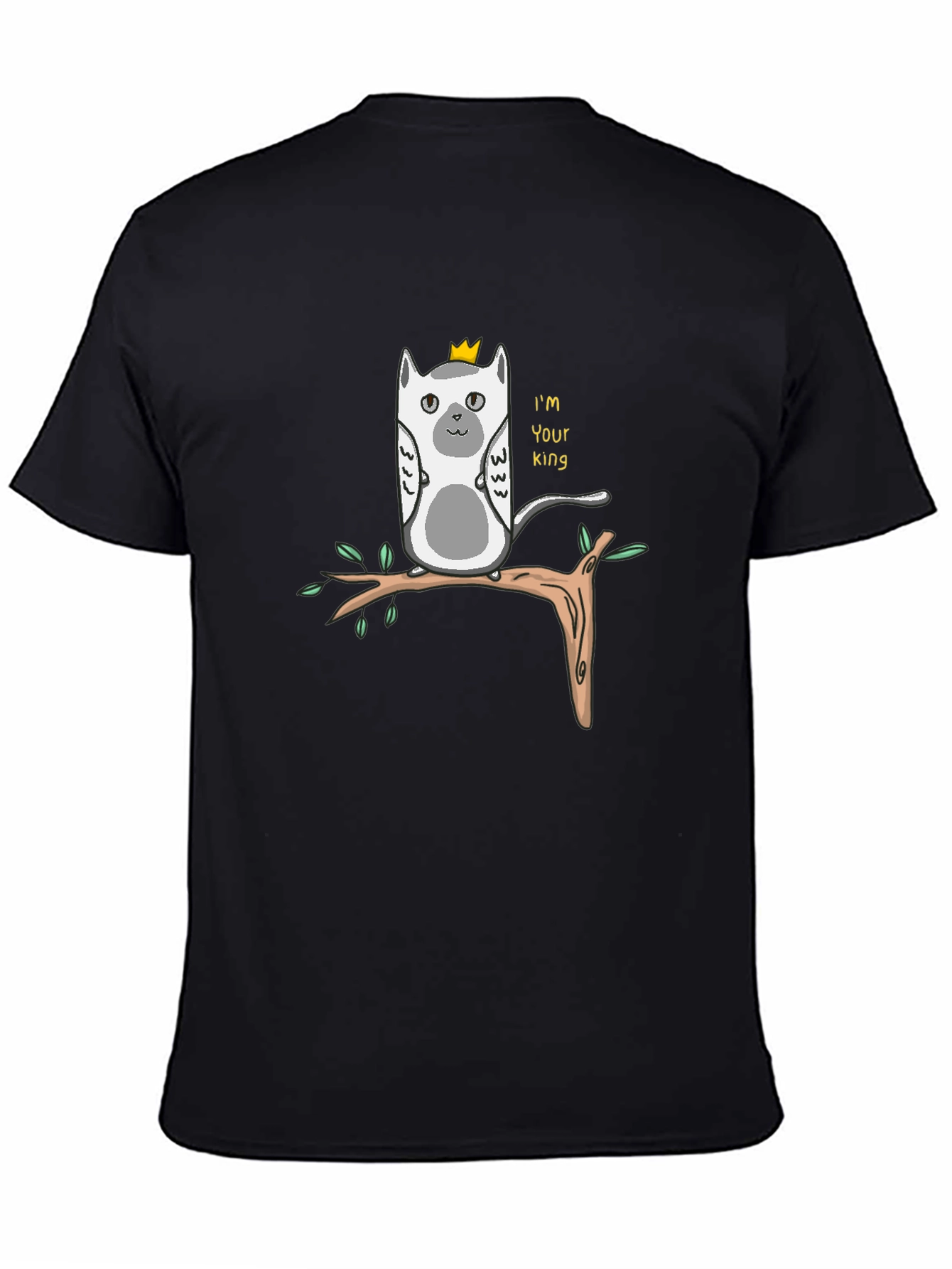 King Lemur Graphic T-Shirt - Funny Animal Tee