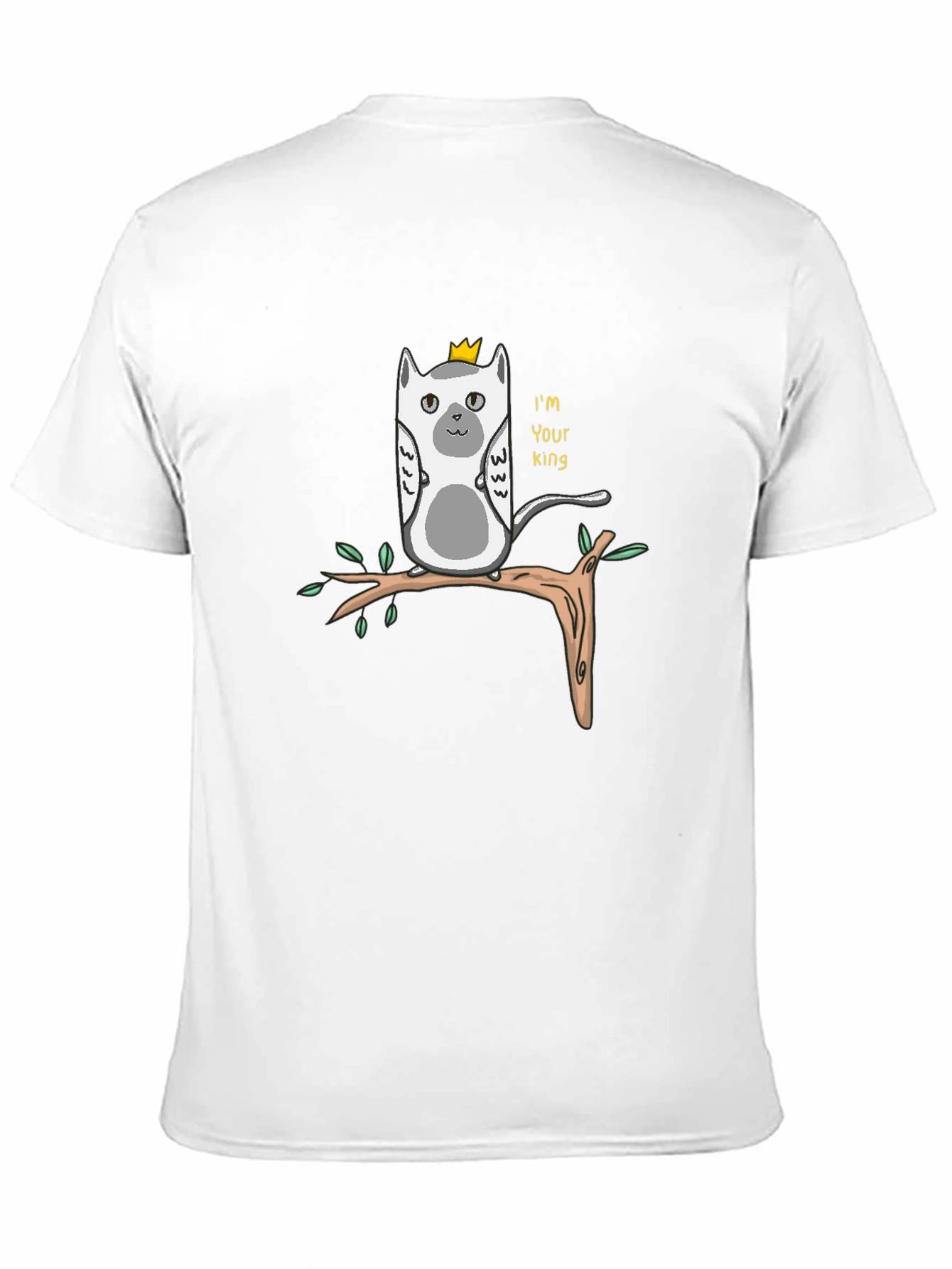 King Lemur Graphic T-Shirt - Funny Animal Tee