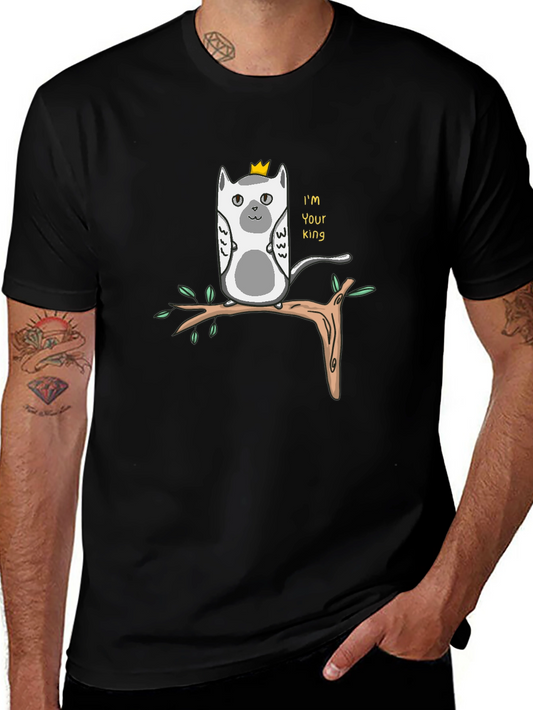 King Lemur Graphic T-Shirt - Funny Animal Tee