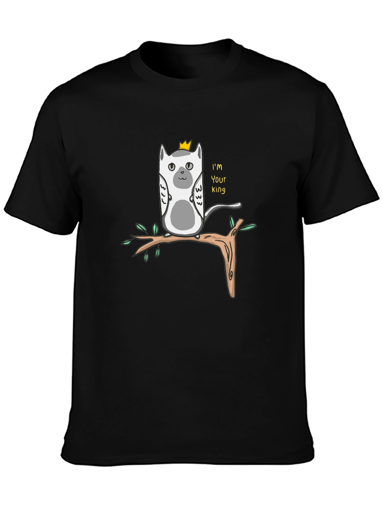 King Lemur Graphic T-Shirt - Funny Animal Tee