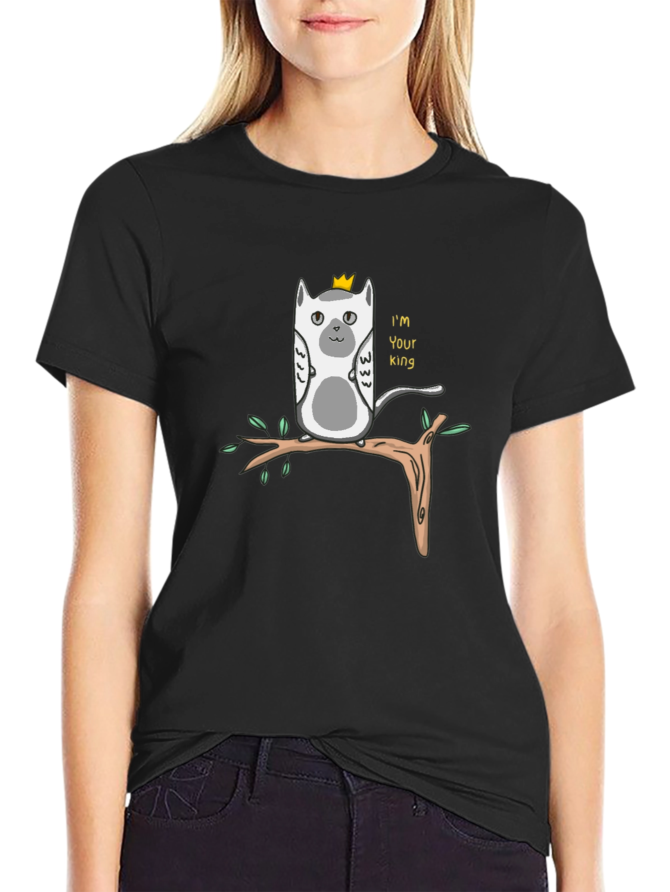 King Lemur Graphic T-Shirt - Funny Animal Tee