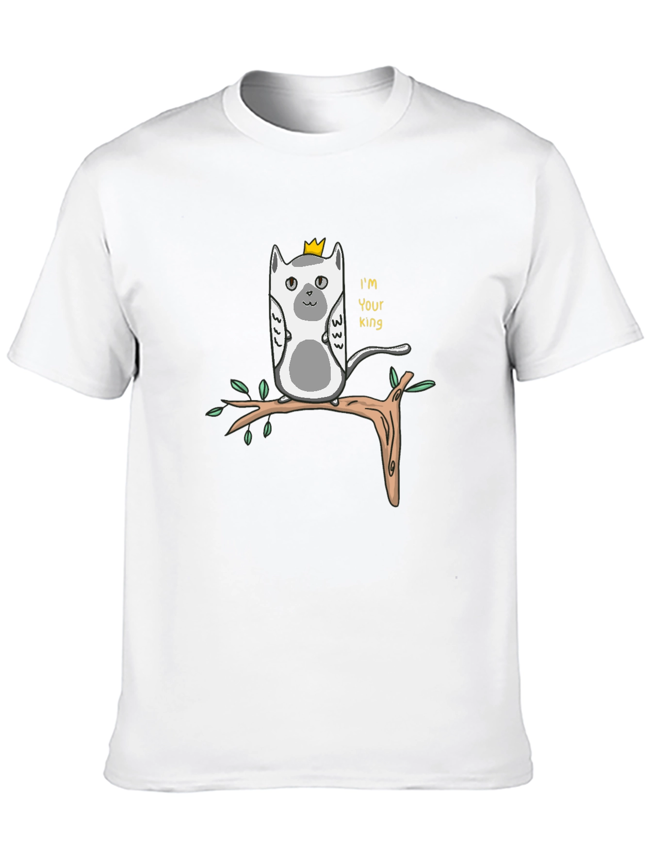 King Lemur Graphic T-Shirt - Funny Animal Tee