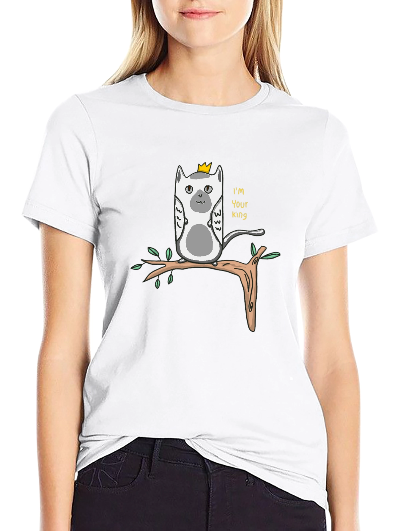 King Lemur Graphic T-Shirt - Funny Animal Tee