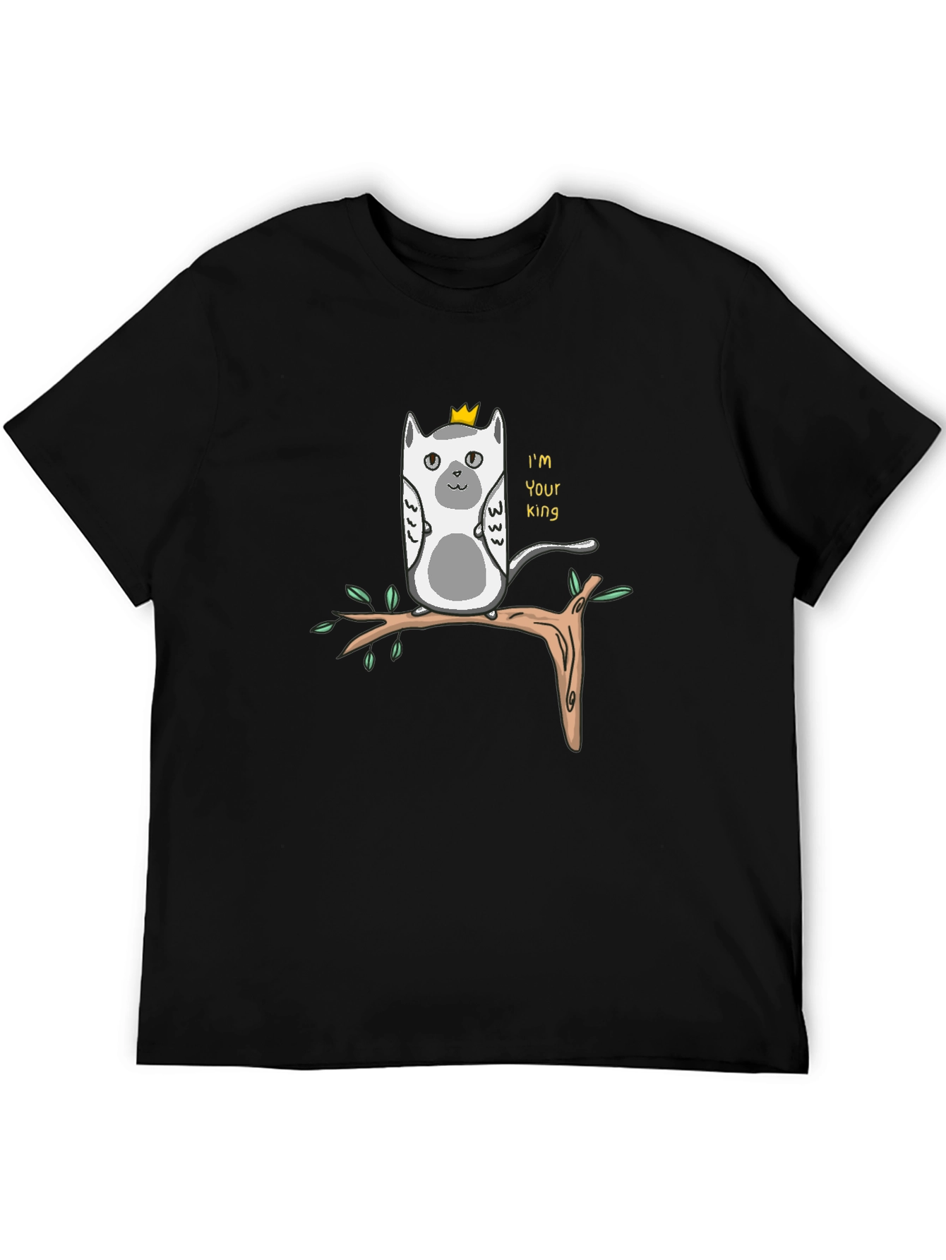 King Lemur Graphic T-Shirt - Funny Animal Tee