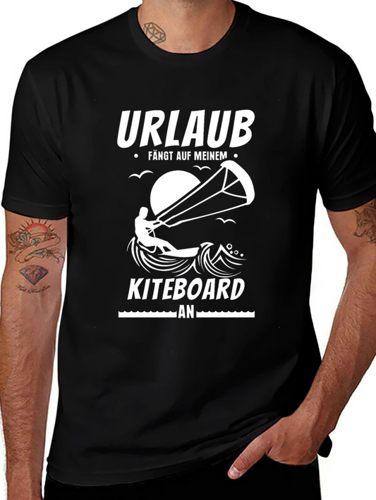 Kiteboarding T-Shirt - Urlaub Fängt Auf Meinem Kiteboard An
