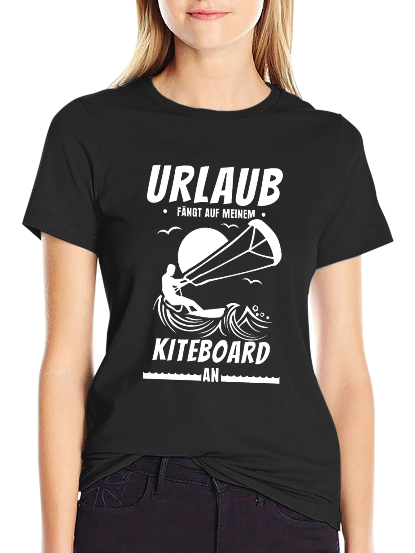 Kiteboarding T-Shirt - Urlaub Fängt Auf Meinem Kiteboard An