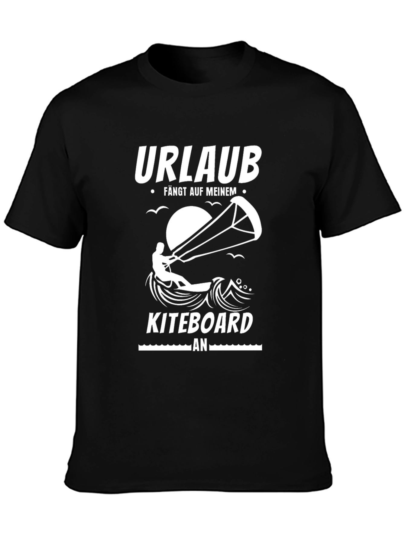 Kiteboarding T-Shirt - Urlaub Fängt Auf Meinem Kiteboard An