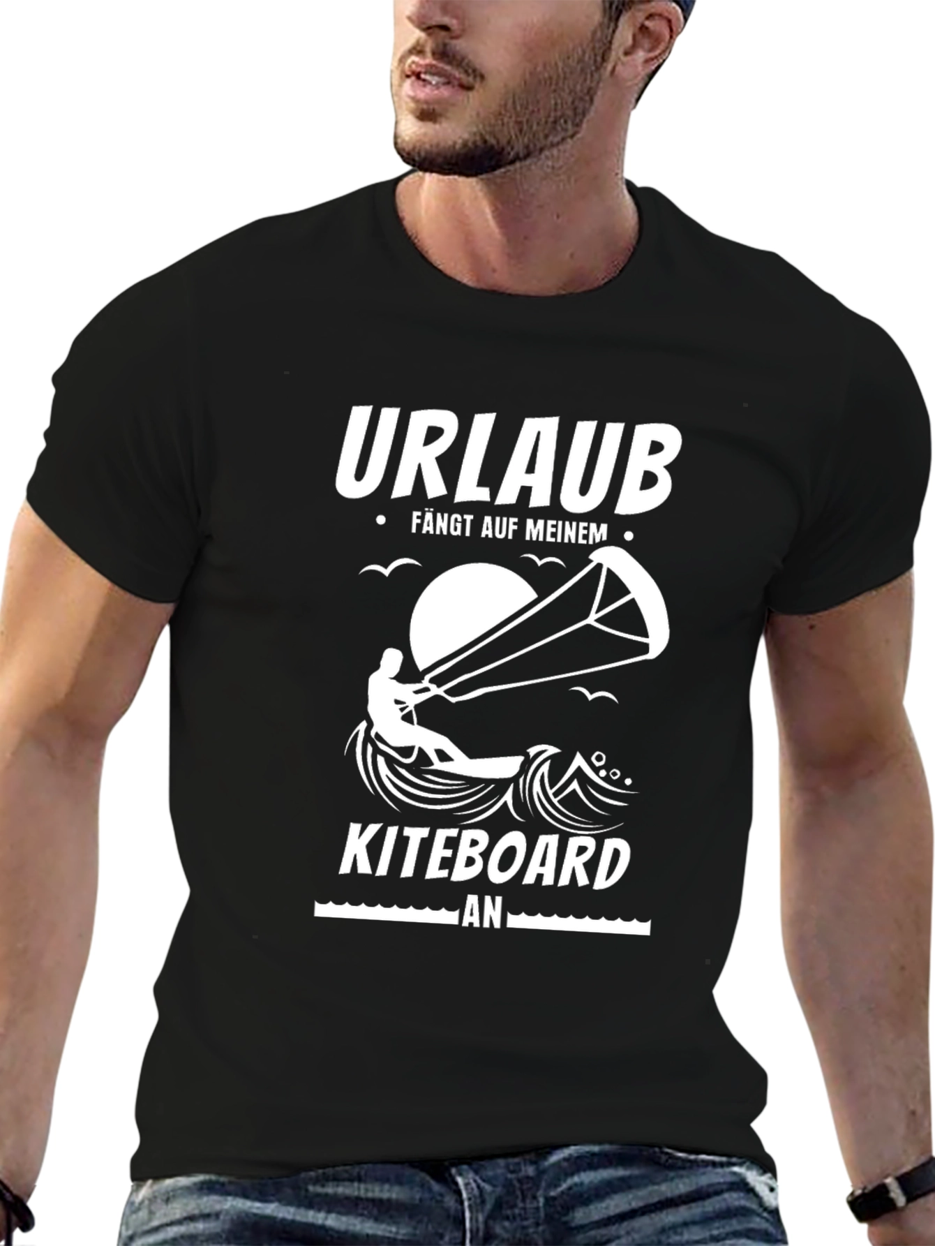 Kiteboarding T-Shirt - Urlaub Fängt Auf Meinem Kiteboard An