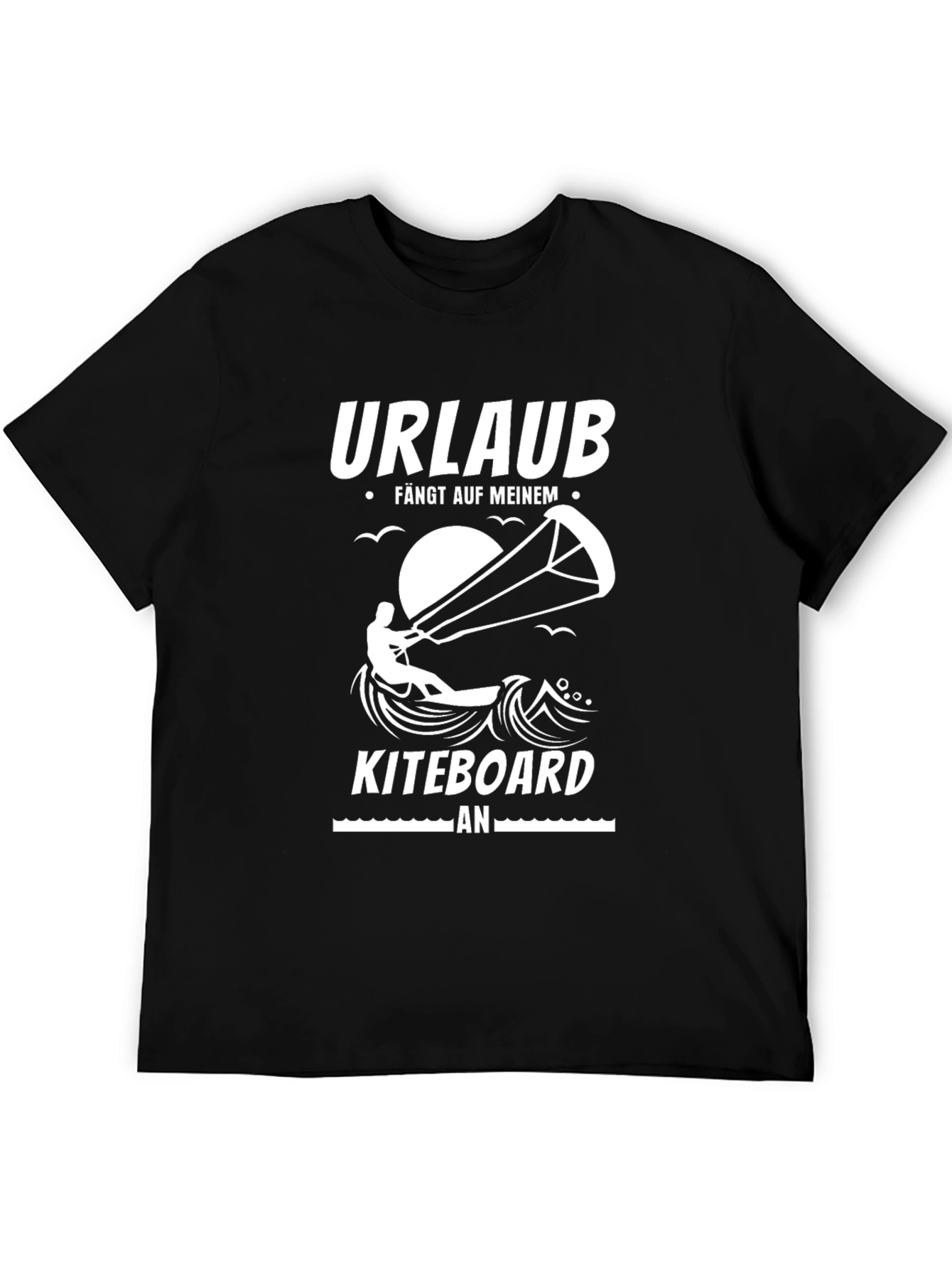 Kiteboarding T-Shirt - Urlaub Fängt Auf Meinem Kiteboard An