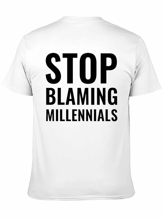 Stop Blaming Millennials Graphic Tee