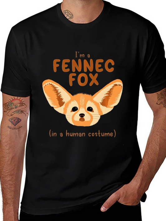 Fennec Fox in Human Costume T-Shirt