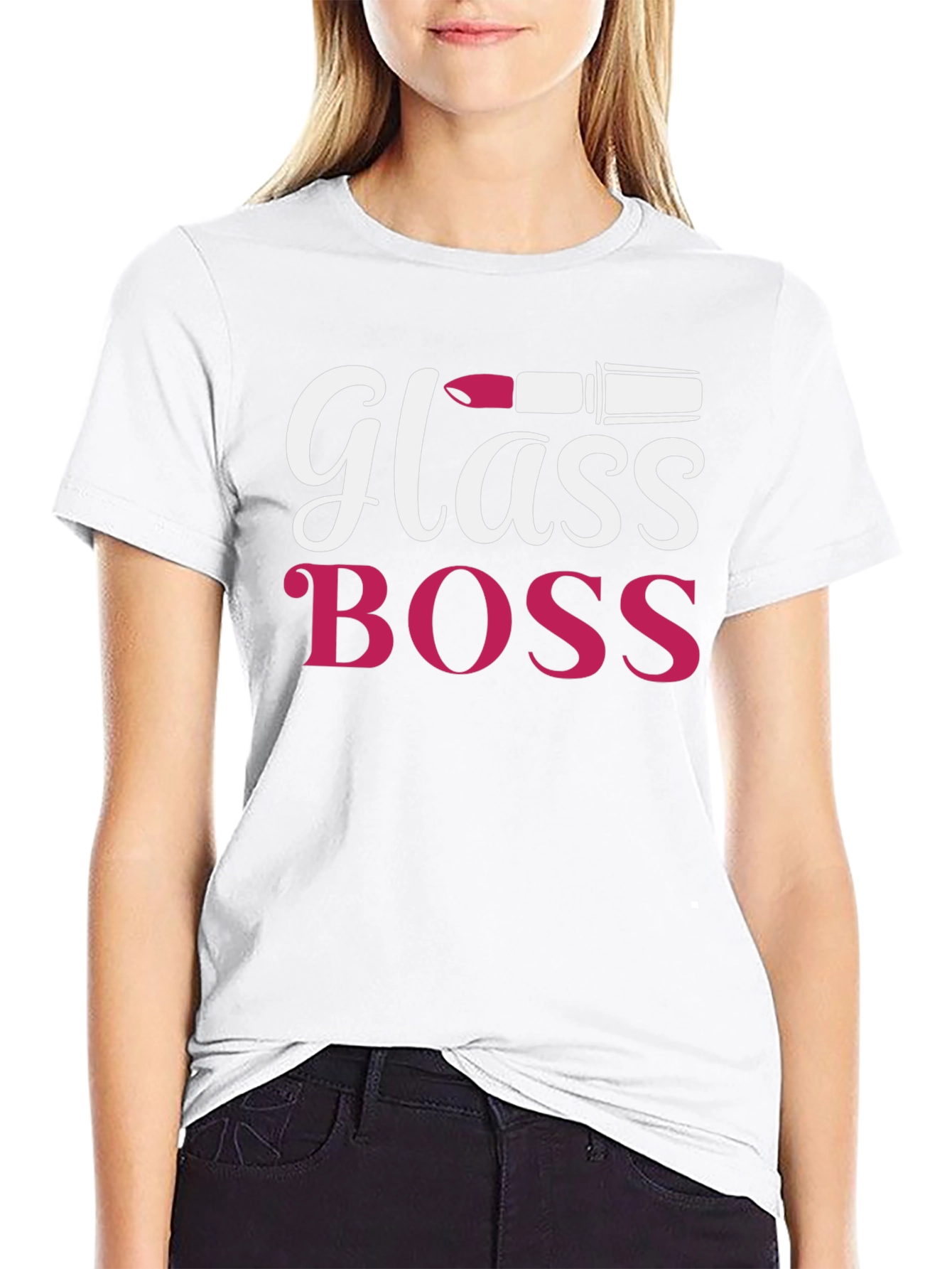 Glass Boss Graphic Tee - Bold Statement T-Shirt