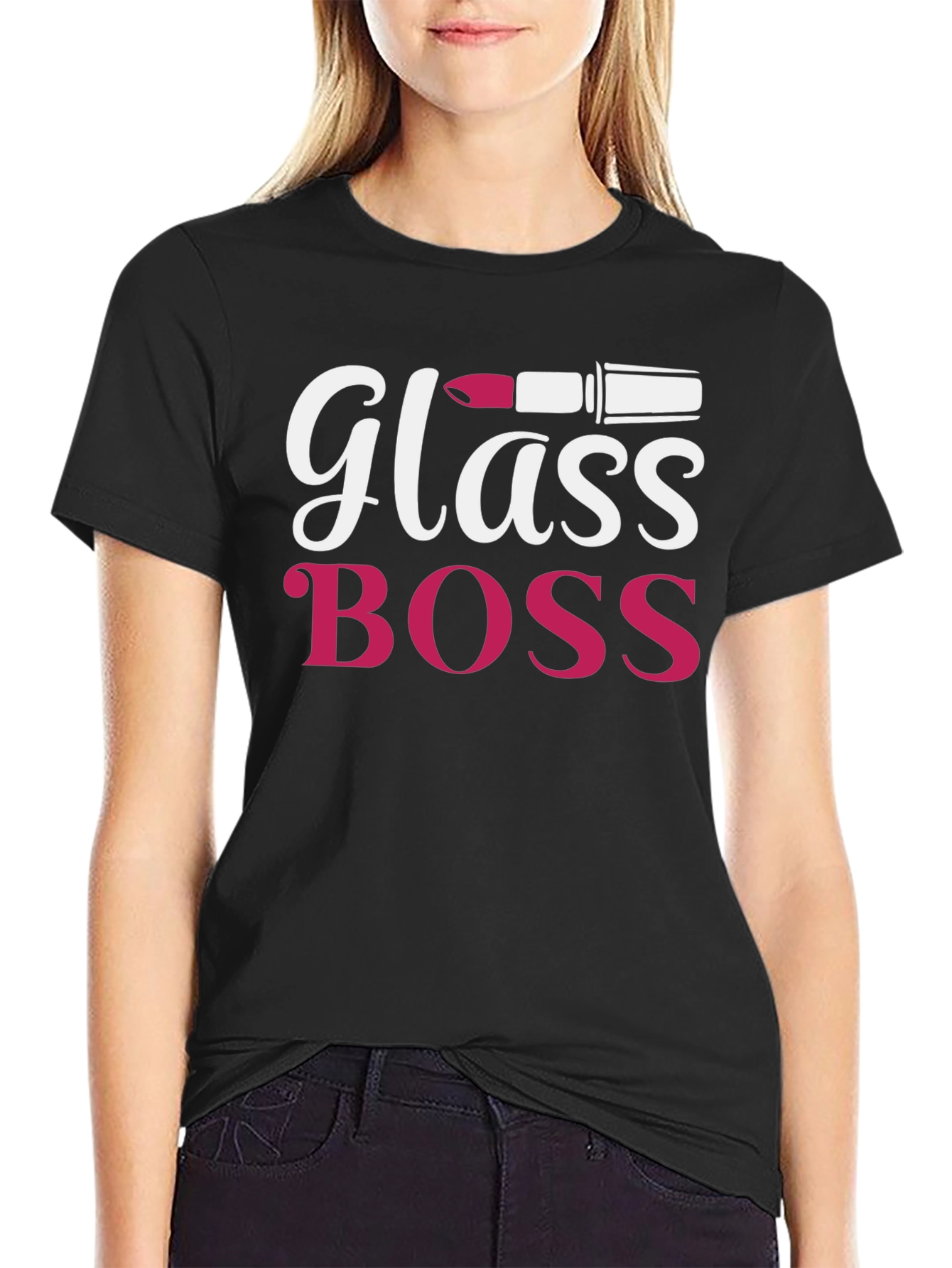 Glass Boss Graphic Tee - Bold Statement T-Shirt