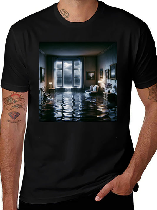 Surreal Flooded Room Graphic Tee