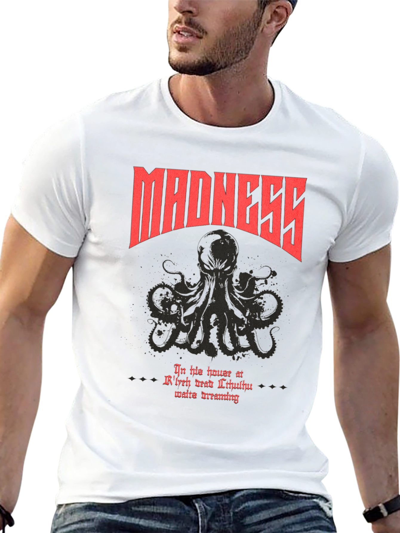 Madness Cthulhu T-Shirt - In His House at Rlyeh