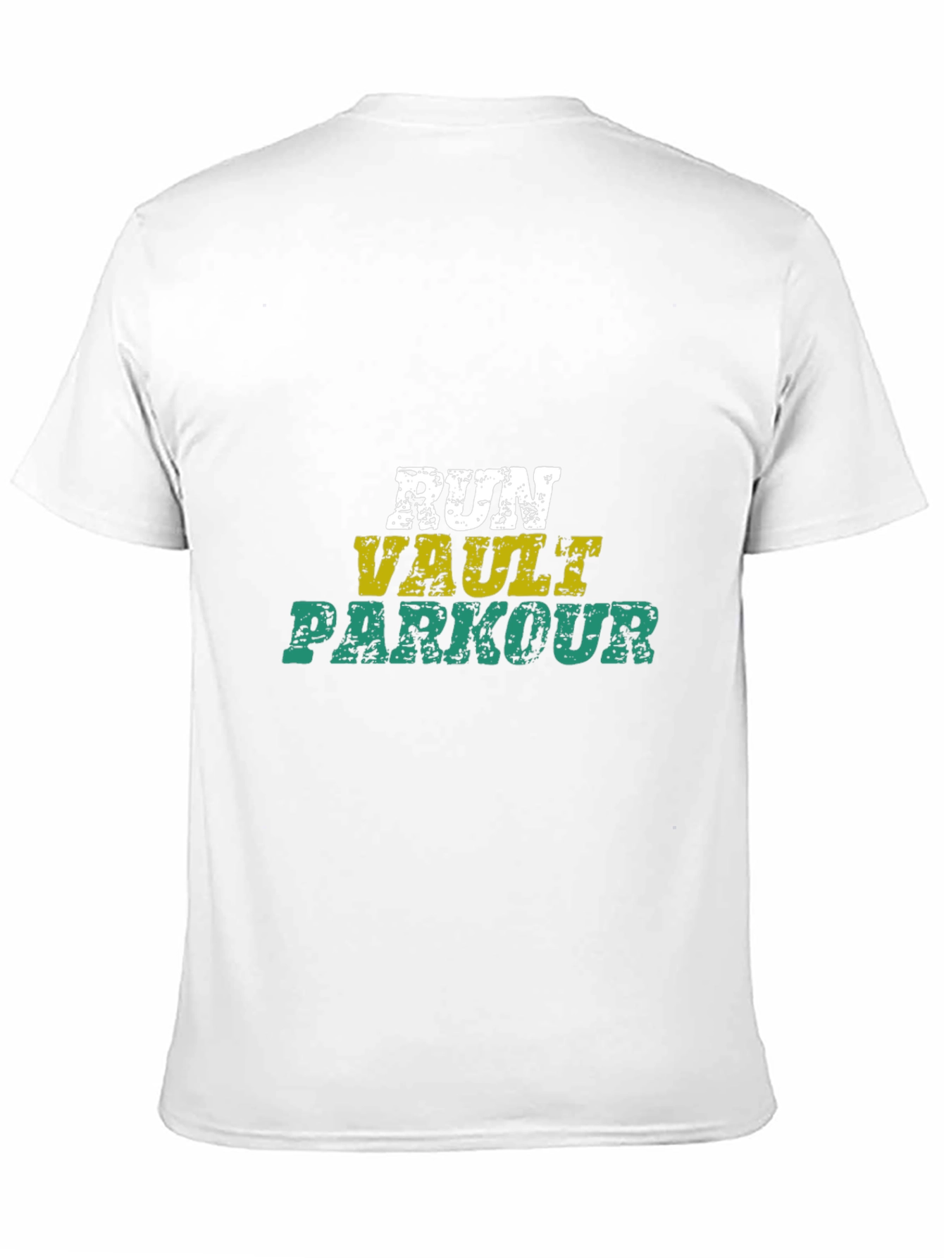 Run Vault Parkour Black Graphic Tee