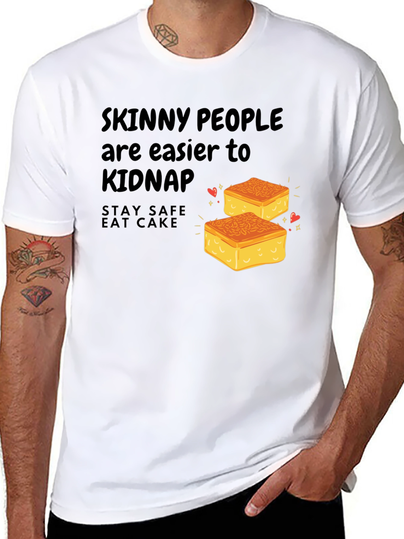 Eat Cake Graphic T-Shirt
