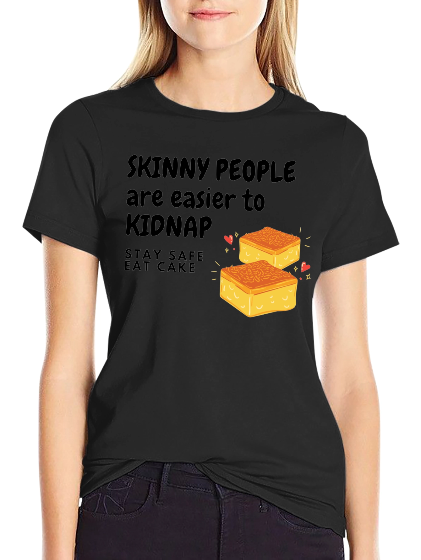 Eat Cake Graphic T-Shirt